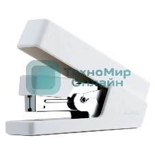 Степлер Deli ENS081белый, Nusign 24/6 26/6 (25 листов) белый, 100 скоб, коробка