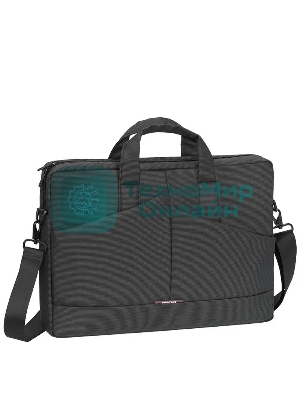 Сумка для ноутбука 15,6” Riva Case 8731 серый, полиэстер