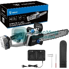Пила цепная аккумуляторная бесщеточная DEKO DKCHS 40 PRO, 16