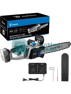 Пила цепная аккумуляторная бесщеточная DEKO DKCHS 40 PRO, 16