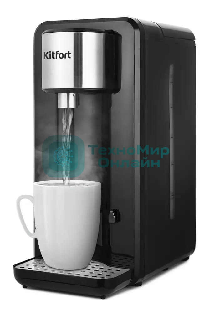 Термопот Kitfort КТ-2504 2.5л. 2000Вт черный/серебристый