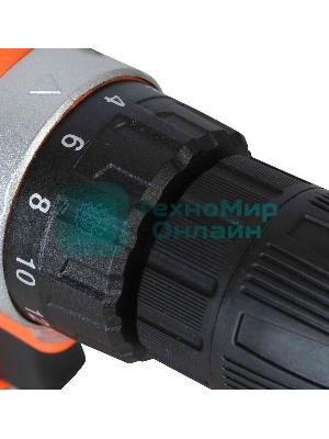 Дрель-шуруповерт СОЮЗ ДШС-18-2К-ПРОМО, 18 В, 2 Ач, 40 Нм, щеточный