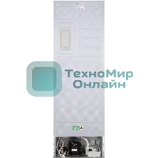 Холодильник Maunfeld MFF185NFW белый глянц. двухкамерный 211/104л морозилка снизу, No Frost