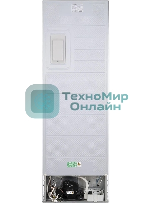 Холодильник Maunfeld MFF185NFW белый глянц. двухкамерный 211/104л морозилка снизу, No Frost