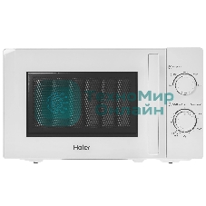 Микроволновая печь Haier HMB-MM207WA белый, 20 л, 700 Вт, переключатели - поворотный механизм
