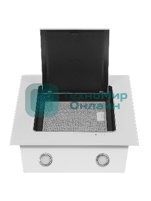 Вытяжка наклонная Elikor Оникс 60П-1000-Е4Д белый, 60 см, 1000 куб. м/ч, 54 дБ