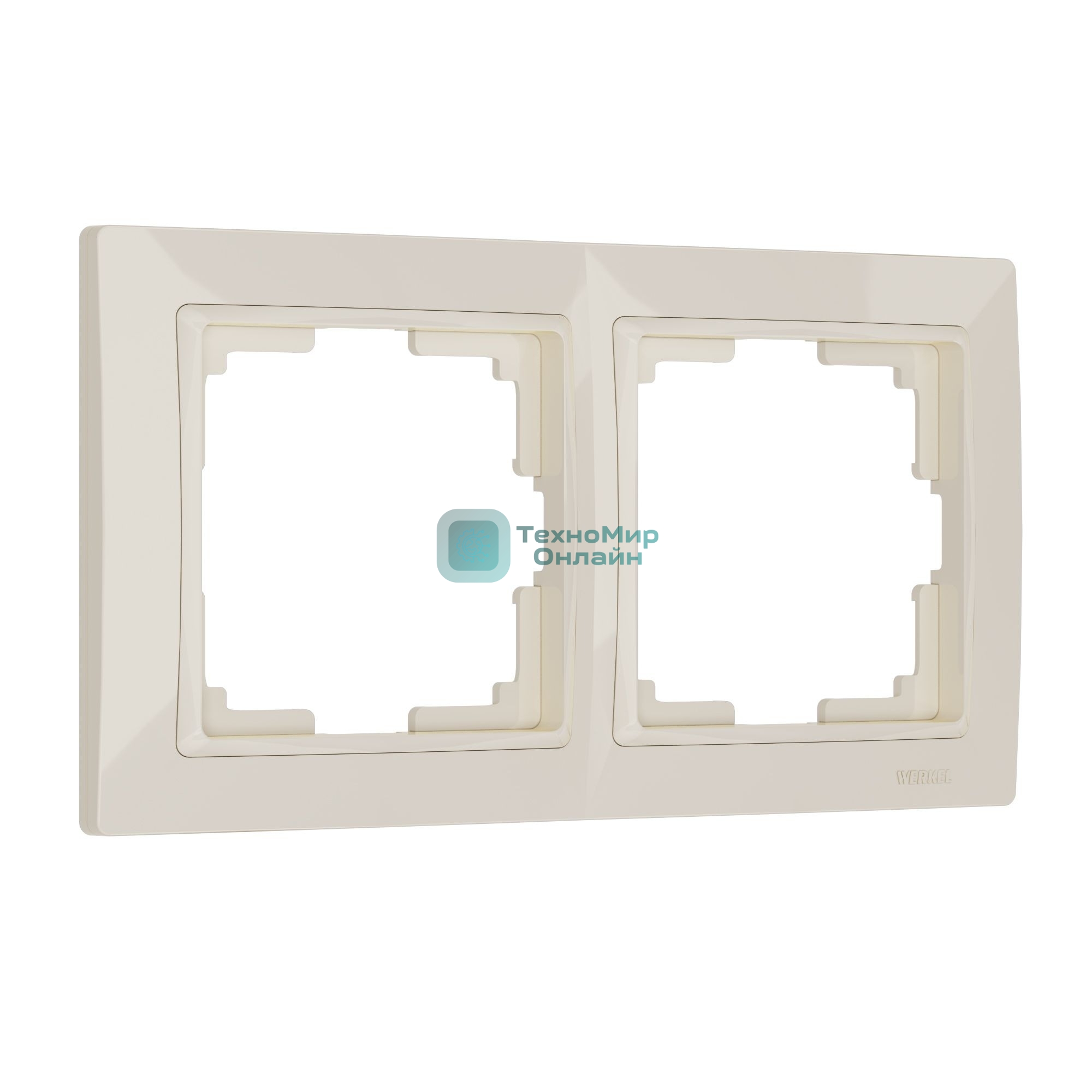 Рамка на 2 поста WERKEL (слоновая кость, basic) W0022003