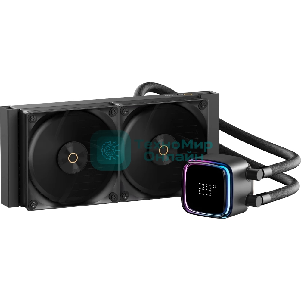 Система жидкостного охлаждения Ocypus Iota L24 BK ARGb черный 280W/All Intel/AMD AM*/Digital display/Screws