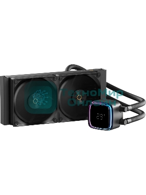 Система жидкостного охлаждения Ocypus Iota L24 BK ARGb черный 280W/All Intel/AMD AM*/Digital display/Screws