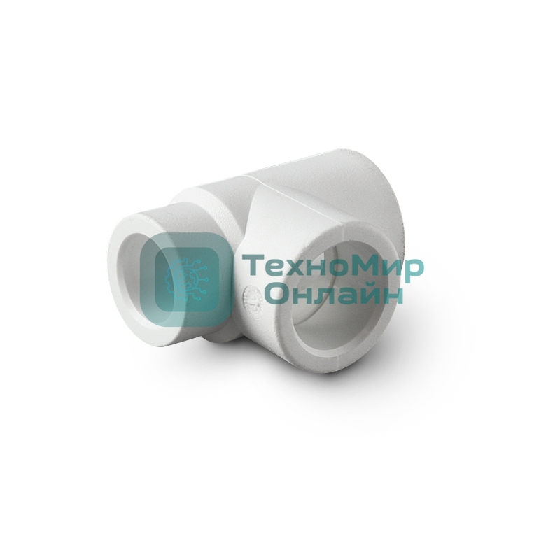 Тройник переходной 90 х 40 х 90 полипропиленовый PPR белый PRO AQUA