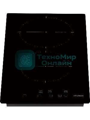 Индукционная варочная панель Hyundai HHI 3710 BG независимая, черный