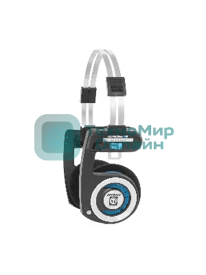 Беспроводные/проводные наушники Koss Porta Pro Wireless 2.0 черный, накладные, Bluetooth + проводной, складная конструкция, до 20 ч