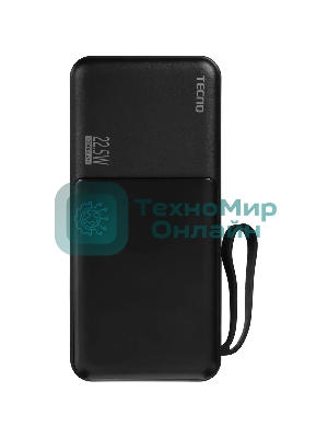 Портативный аккумулятор Tecno OnGO L101Q 10000mAh QC3.0/PD3.0 22.5W 3A 2xUSB-A/USB-C черный