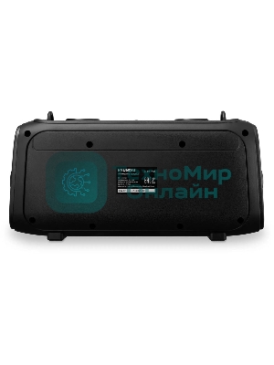 Колонка портативная Hyundai H-PS1030 черный/черный 40 Вт 2.0 BT 10м 3600mAh