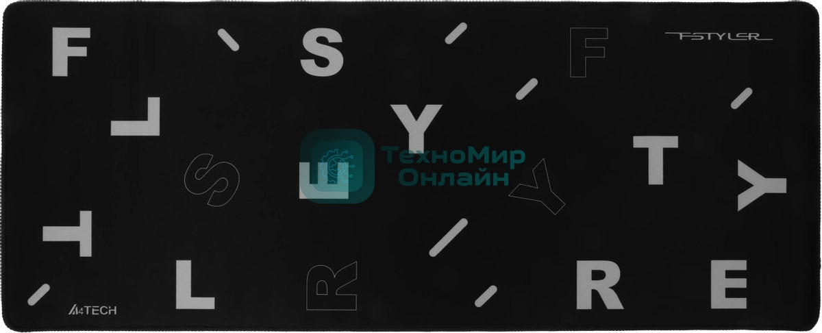 Коврик для мыши A4Tech FStyler FP75 черный/белый 750x300x2мм