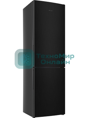 Холодильник Atlant ХМ-4624-151 черный металлик двухкамерный 228/119л морозилка снизу