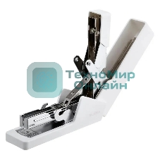 Степлер Deli ENS081белый, Nusign 24/6 26/6 (25 листов) белый, 100 скоб, коробка