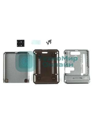 Алюминиевый корпус QUMO Argon NEO для Raspberry Pi 4 с магнитным креплением, grey(RS044)
