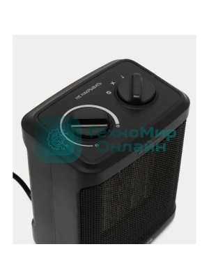 Тепловентилятор Sakura SA-0558, черный, 1500 Вт, 20 м2, термостат