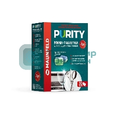 Мини-таблетки для посудомоечных машин Maunfeld Purity all in 1 MDM30ST (30 шт. в упаковке)
