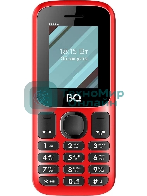 Мобильный телефон BQ 1848 Step+ красный/черный