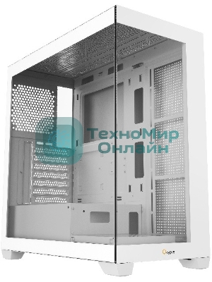 Компьютерный корпус Case Ocypus Gamma C72 WH ATX/win/white/no PSU/Tempered Glass
