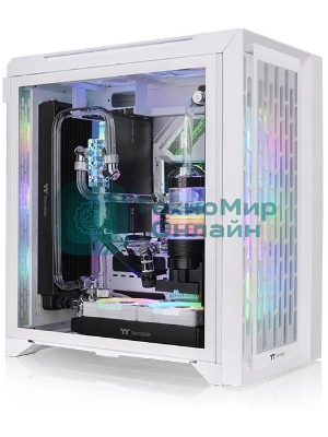 Компьютерный корпус Thermaltake CTE C700 TG ARGb белый без БП ATX 3x140мм 2xUSB 3.0 audio bott PSU