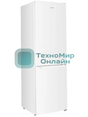 Холодильник Maunfeld MFF185SFW белый двухкамерный 213/104л морозилка снизу