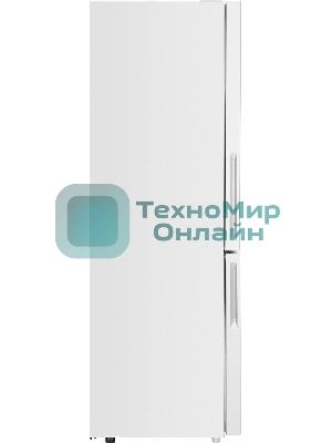 Холодильник Maunfeld MFF185NFW белый глянц. двухкамерный 211/104л морозилка снизу, No Frost