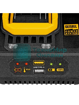 Устройство зарядное для аккумуляторов Denzel BCH-20-4.5, Li-Ion, 20 В, 4,5 А