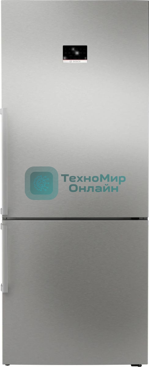 Холодильник Bosch KGP76AIC0N нержавеющая сталь двухкамерный 357/169л морозилка снизу, No Frost