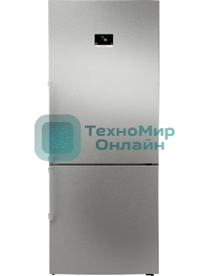 Холодильник Bosch KGP76AIC0N нержавеющая сталь двухкамерный 357/169л морозилка снизу, No Frost