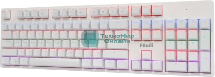 Клавиатура Filum FL-GKBM25 проводная, USB Type-C, белый