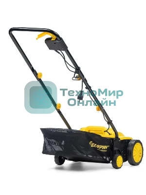 Скарификатор электрический Champion ESC1532 Мощность двигателя 1500 Вт, Напряжение сети 230,50 В, Гц, Вес c травосборником 9,3 кг, Ширина обработки 320 мм, Высота аэрации -4/0/+4/+12 мм, Высота скарификации -12/-8/-4/+4 мм, Тип/объем травосборника ткань/35 л, Регулировка высоты кошения/количество положений 4, Уровень мощности звука 96 дБ, Уровень звукового давления скарификатор/аэра 80/81 дБ, Уровень вибрации на рукоятке 3,245/3,335 (K=1,5 м/с) м/с2.