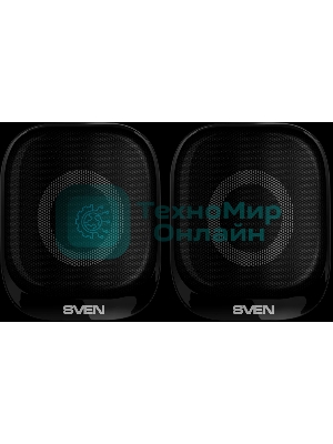 Акустическая система 2.0 АС SVEN G345, черный, (10 Вт, RGB, питание USB, Bluetooth)