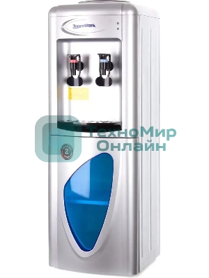 Кулер для воды Aqua Work 0.7LR, верхняя загрузка, нагрев 95 °С, охлаждение 10 °С, серебристый