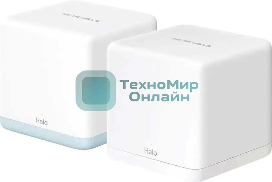 Mesh Wi-Fi система Mercusys Halo H32G(2-pack) AC1200, до 300 Мбит/с на 2,4 ГГц + до 867 Мбит/с на 5 ГГц, комплект 2 шт