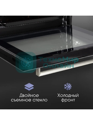 Духовой шкаф электрический Zigmund & Shtain E 153 B черный