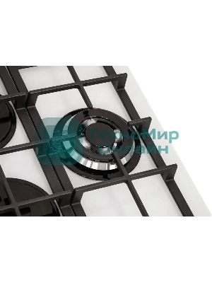 Газовая варочная панель Gefest ПВГ 2231-02 Р12, 4 конфорки, закаленное стекло, белый