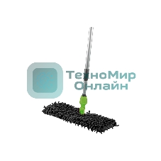 Швабра HAPPY PANDA HP-M07 телескопическая, 120 см, с насадкой лапша+бархат