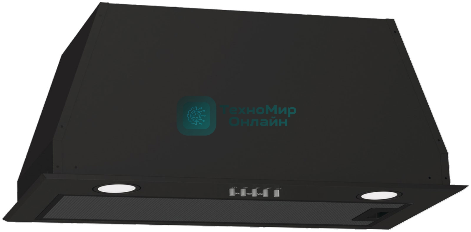 Вытяжка встраиваемая Gorenje BHI626E6B черный, 60 см, 677 куб. м/ч, 61 дБ