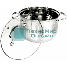 Набор посуды Kelli KL-4209 6 пред. Кастрюля с жаропрочной стекл. крышкой 2.1 л. Кастрюля с жаропрочной стекл. крышкой 3 л. Кастрюля с жаропрочной стекл. крышкой 4 л. Высококачественная нерж. сталь 18/10. 5-ти слойное капсульное дно.