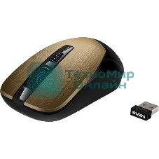 Мышь беспроводная SVEN RX-380W античная бронза, 1600 dpi, радиоканал, USB, кнопки - 4