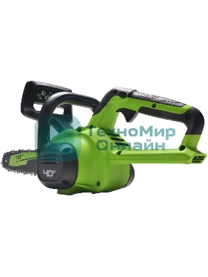 Цепная пила аккумуляторная GreenWorks G40CS30II, 40V, 30 см, без АКБ и ЗУ (2007807)