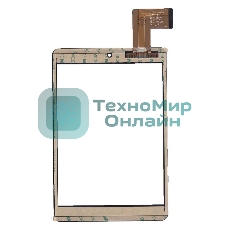 Сенсорное стекло (тачскрин) C196131F1-FPC808DR. черное