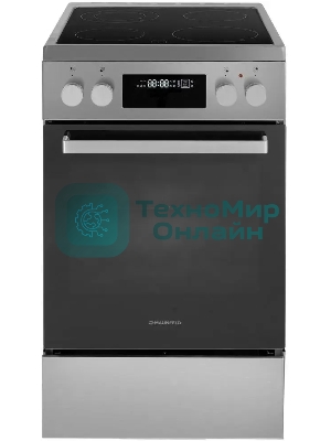 Плита электрическая Maunfeld MEC511CS09TD серебристый, конфорок 4 шт, духовка 59 л, 50 см x 85 см x 60 см