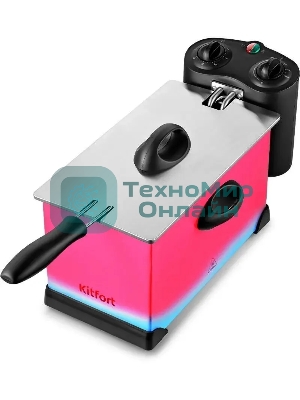 Фритюрница Kitfort КТ-4052 2000Вт серебристый/черный