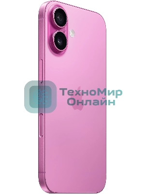 Смартфон Apple iPhone 16, 8/128Gb, розовый