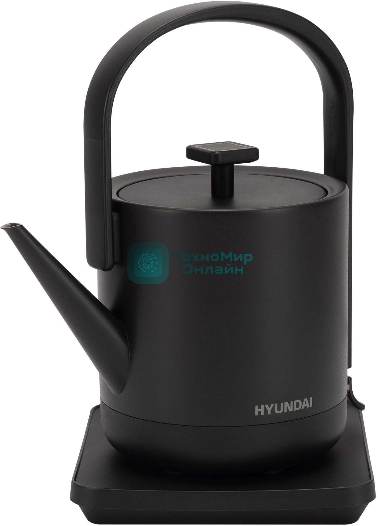 Чайник электрический Hyundai HYK-S2507 0.6 л, 1000 Вт, черный