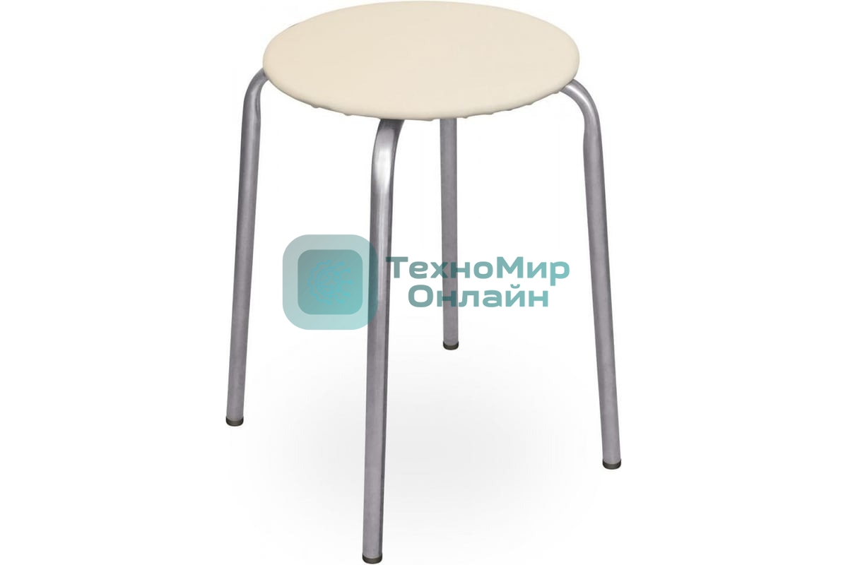 Табурет НИКА Эконом ТЭ2/СК слоновая кость